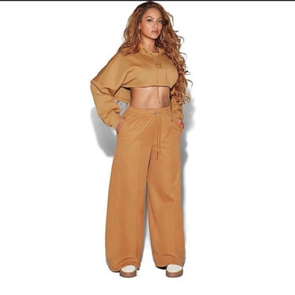 adidas x IVY PARK wide leg pants in messa